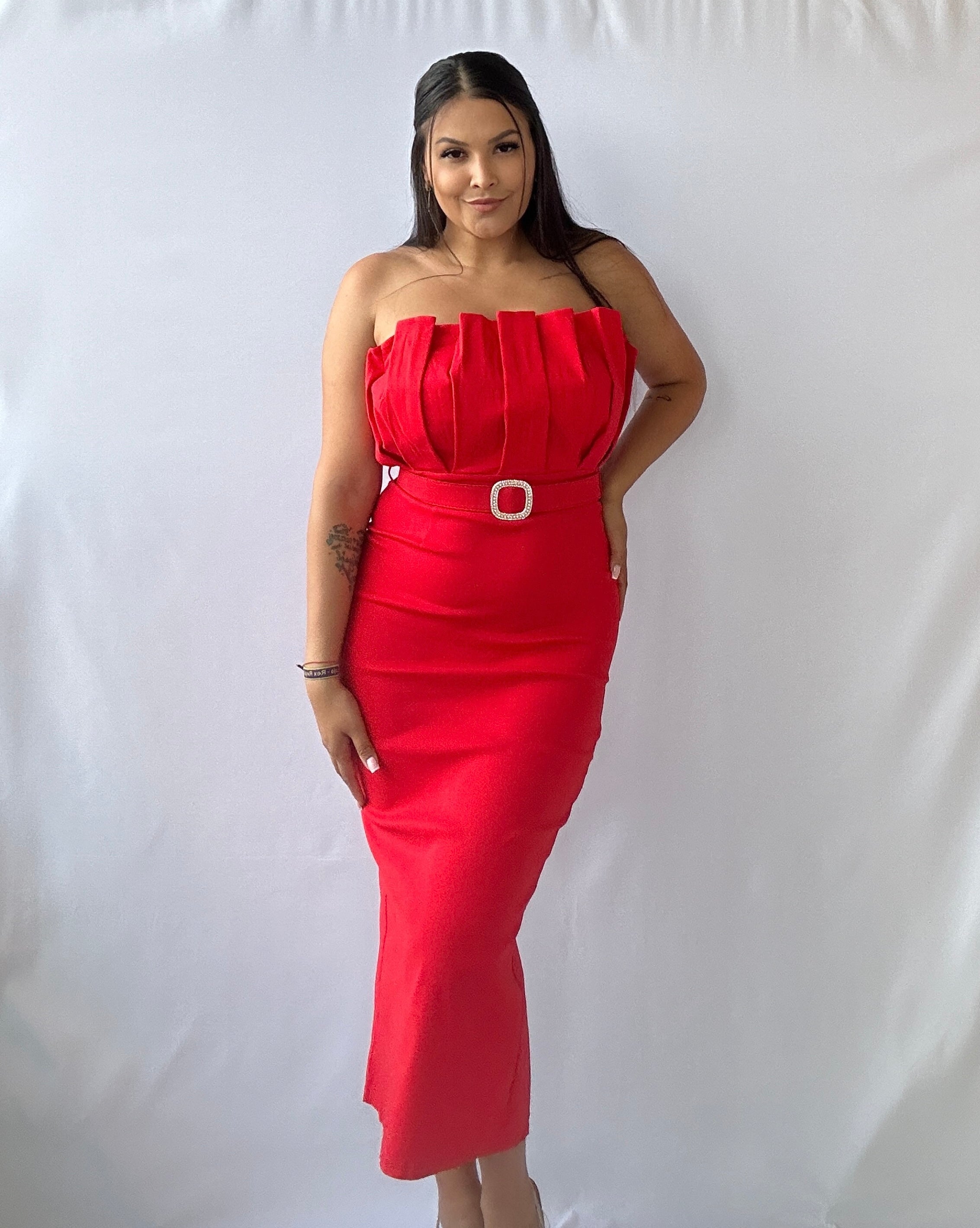 Vestido Laura Rojo