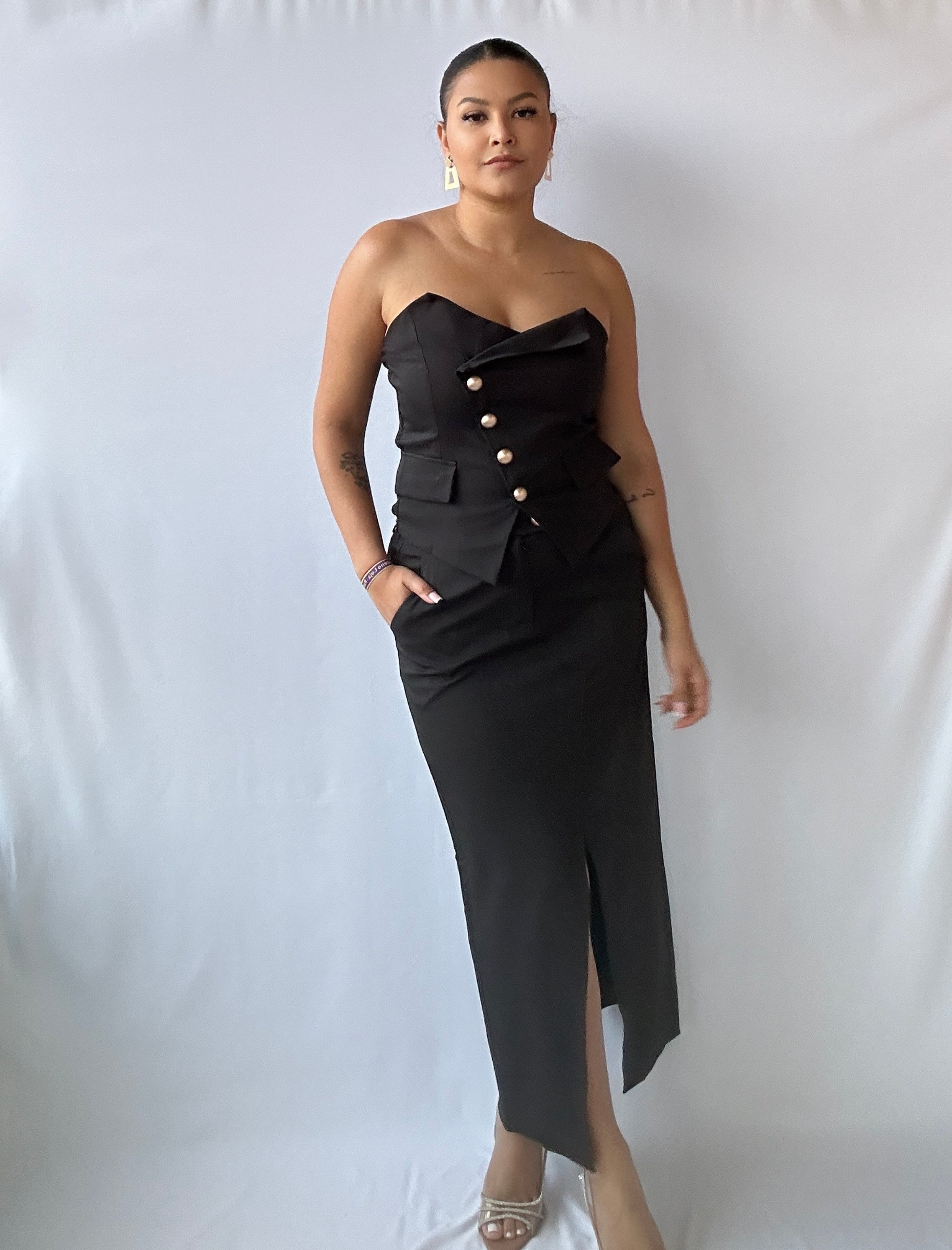 Conjunto Top/Falda