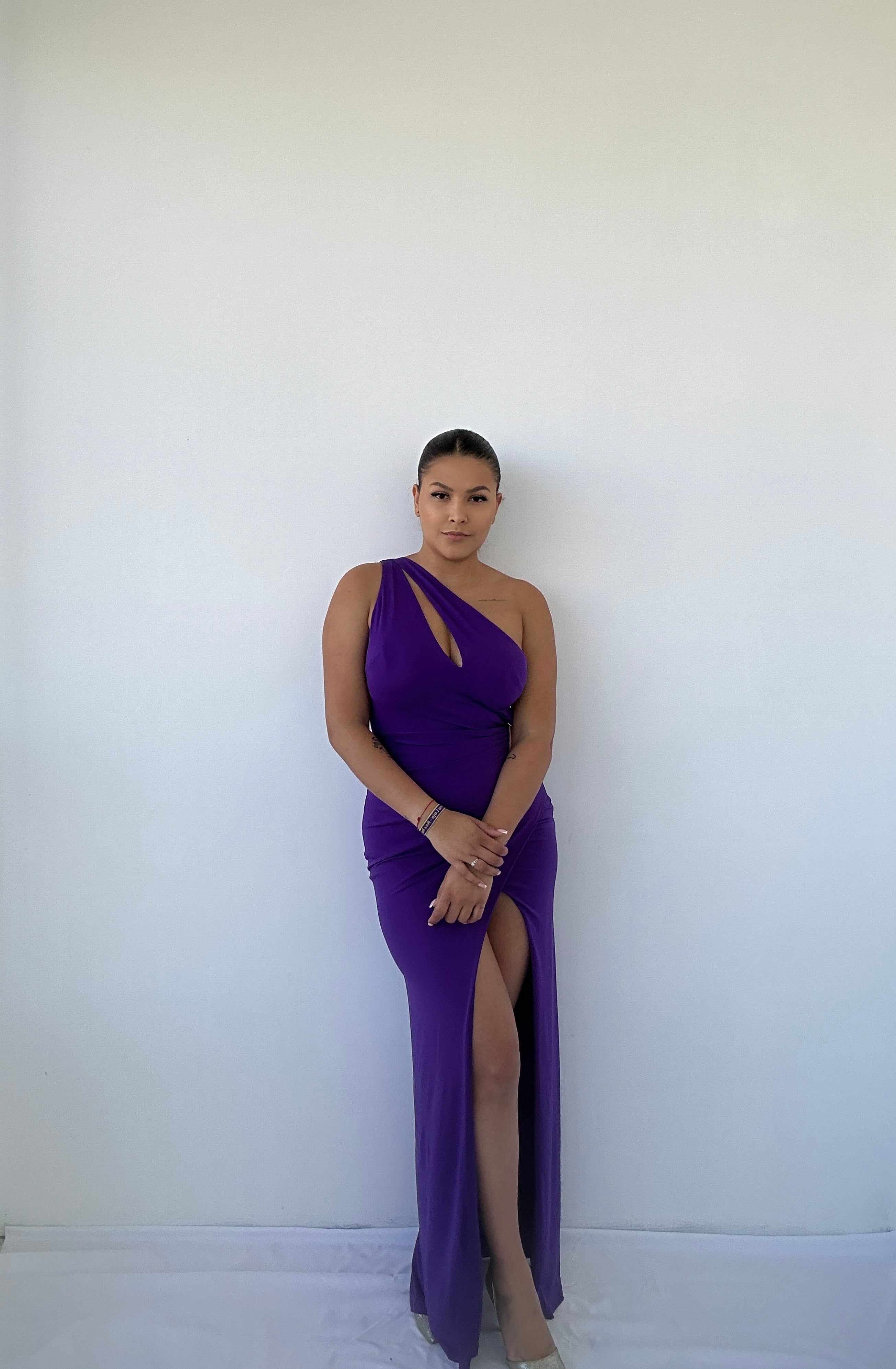 Vestido largo Violeta