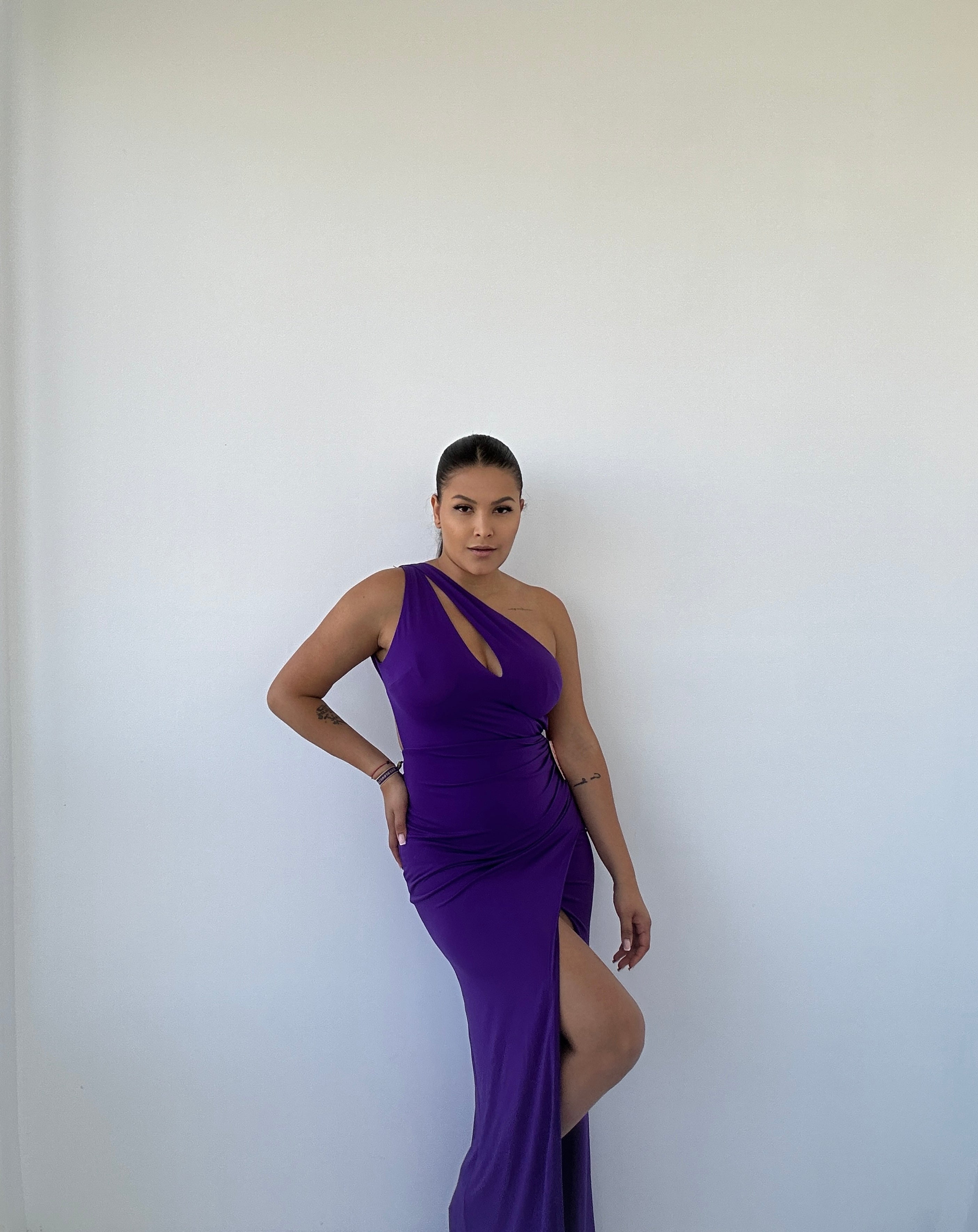 Vestido largo Violeta