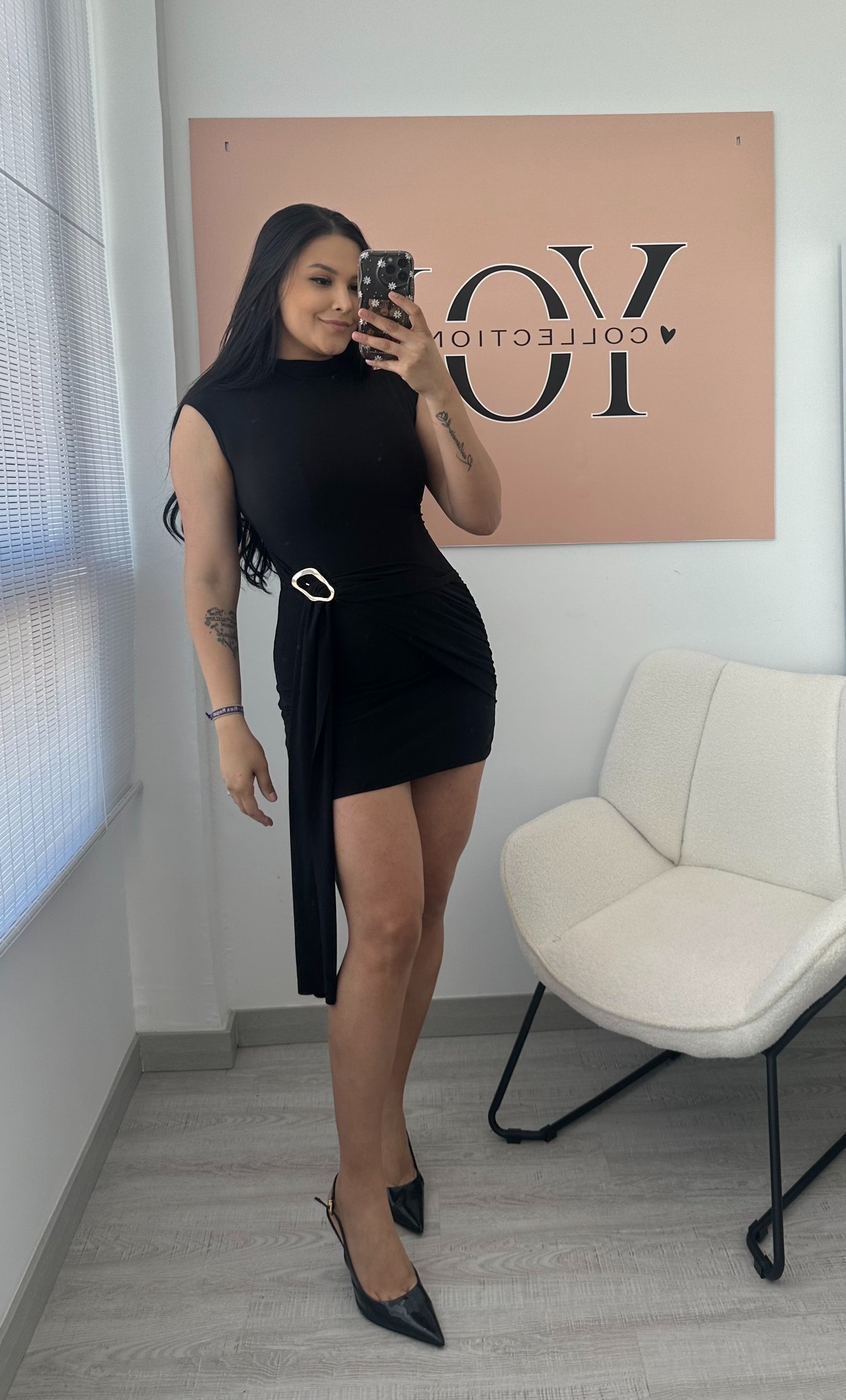 VESTIDO ROMINA NEGRO