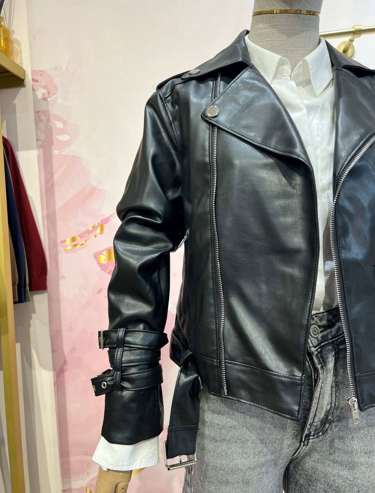 CHAQUETA BIKE DE CUERO