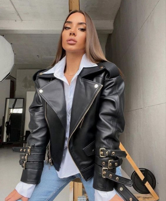 CHAQUETA BIKE DE CUERO