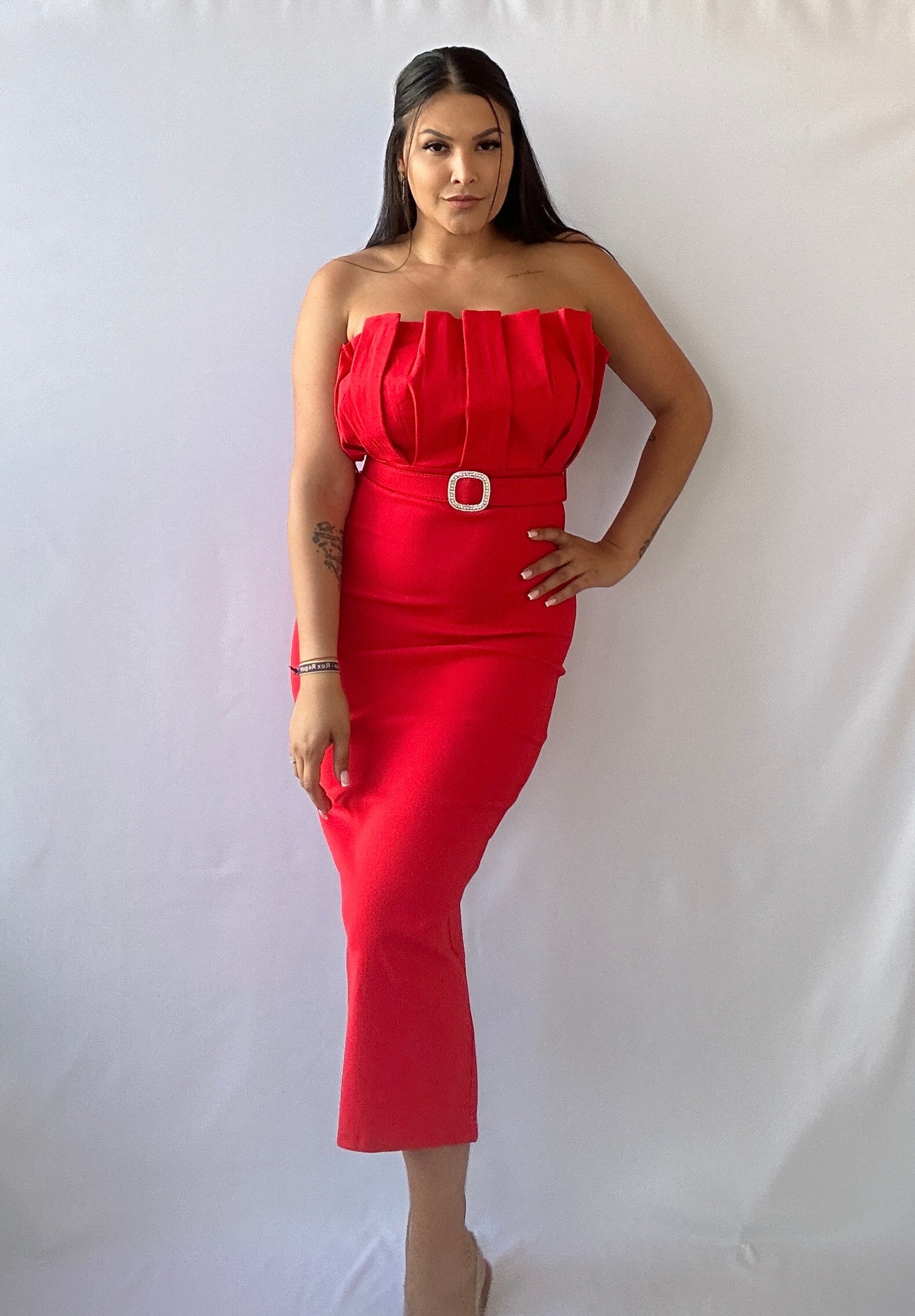 Vestido Laura Rojo