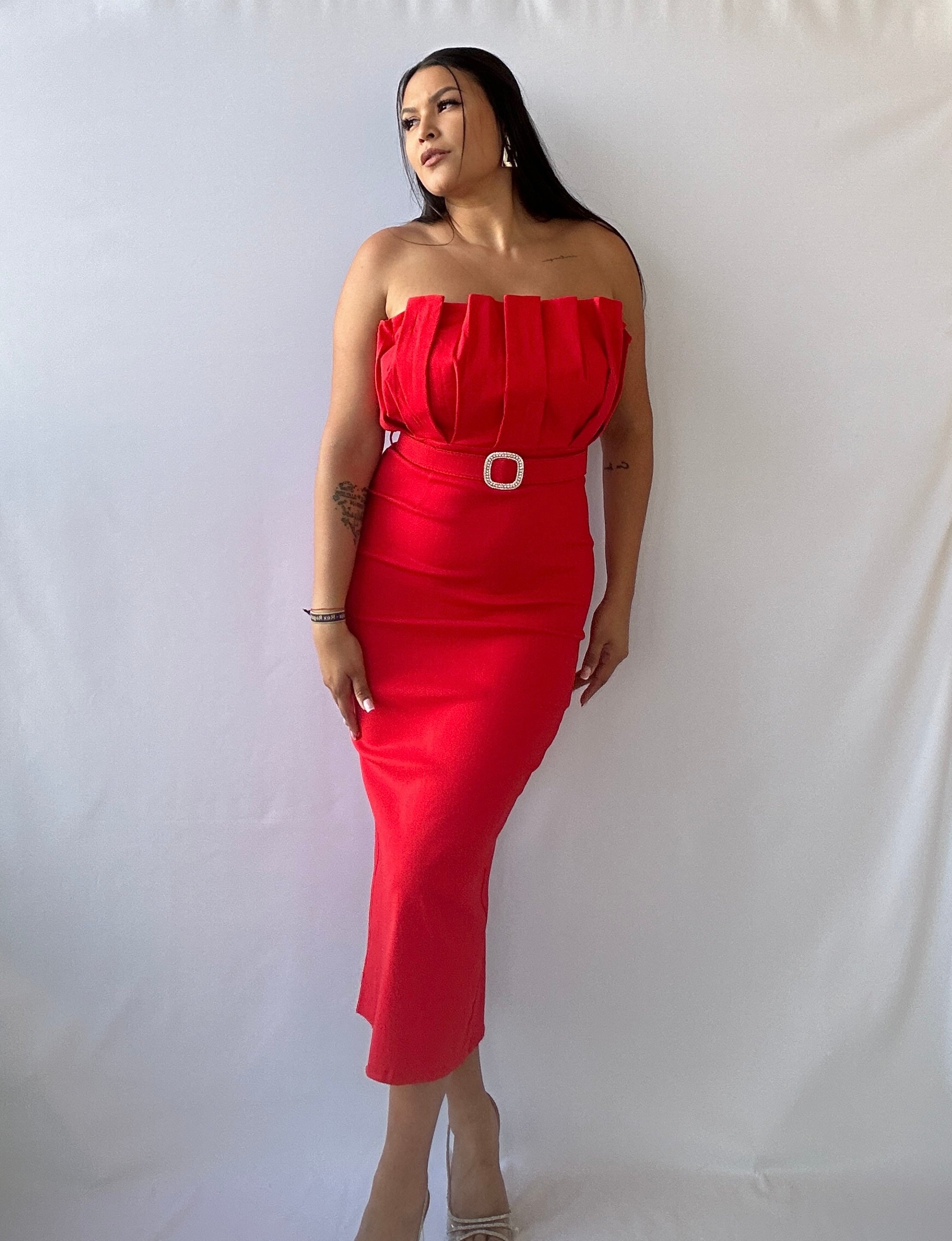 Vestido Laura Rojo