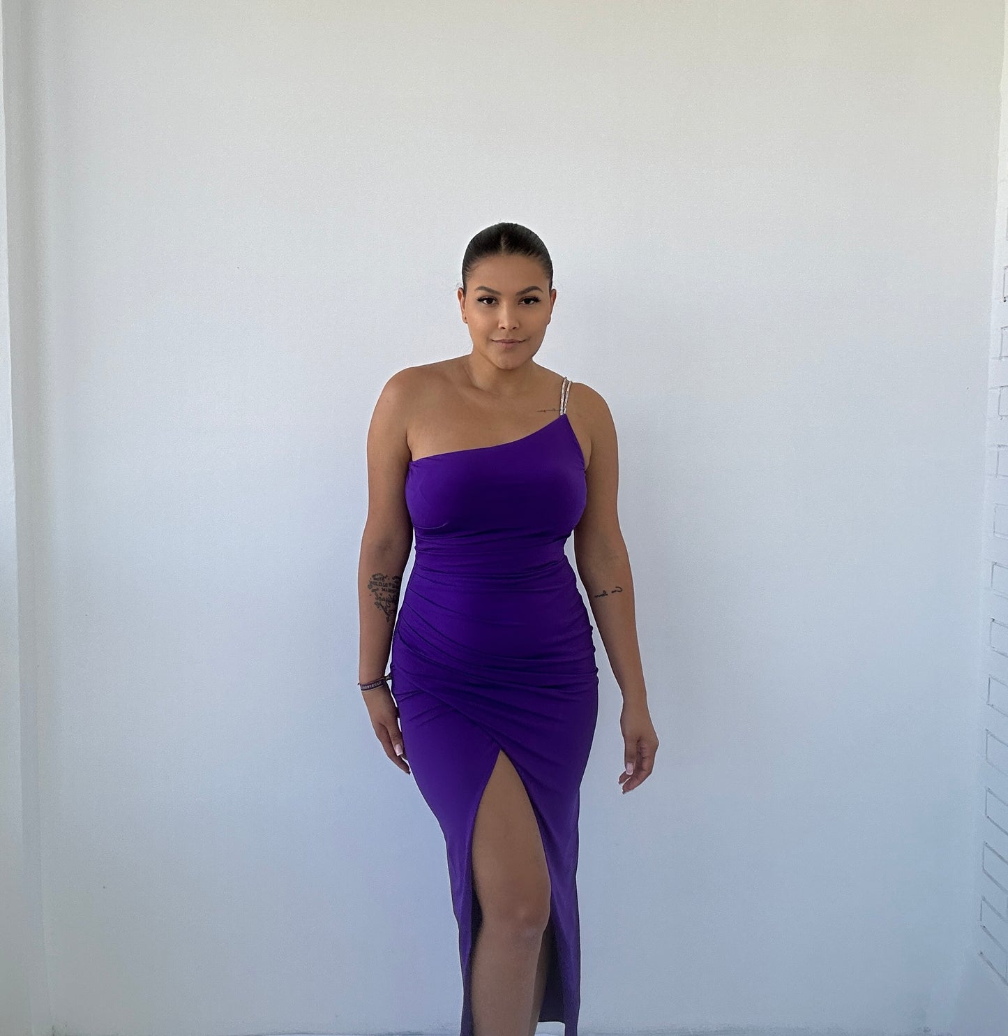 Vestido Midi Brilli Violeta