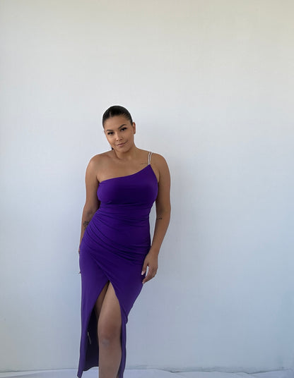 Vestido Midi Brilli Violeta