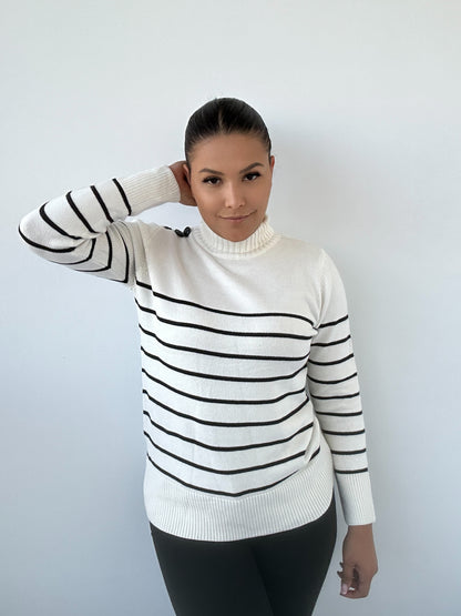 Jersey Blanco Rayas