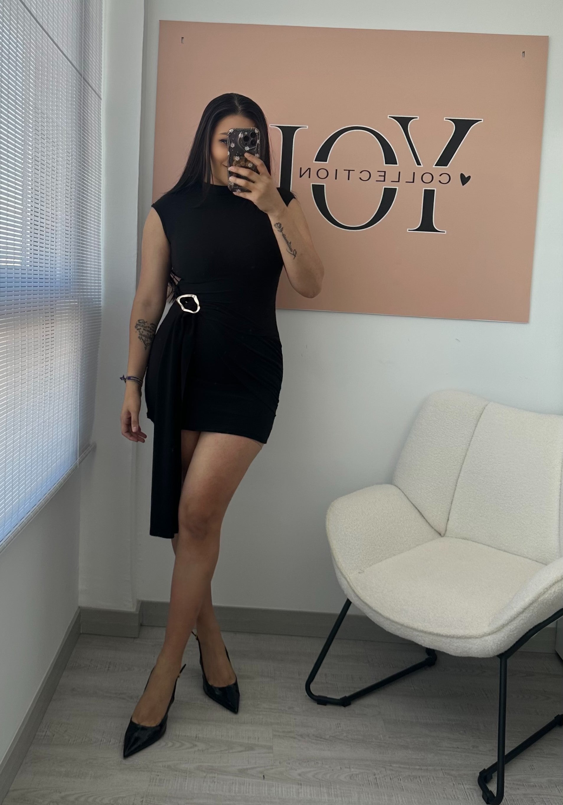 VESTIDO ROMINA NEGRO